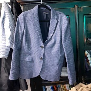 {Brooks Brothers} Blue Classic Fit Wool Blazer